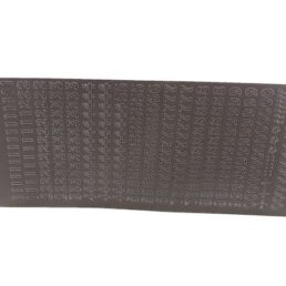 Stickervel Zilver cijfers