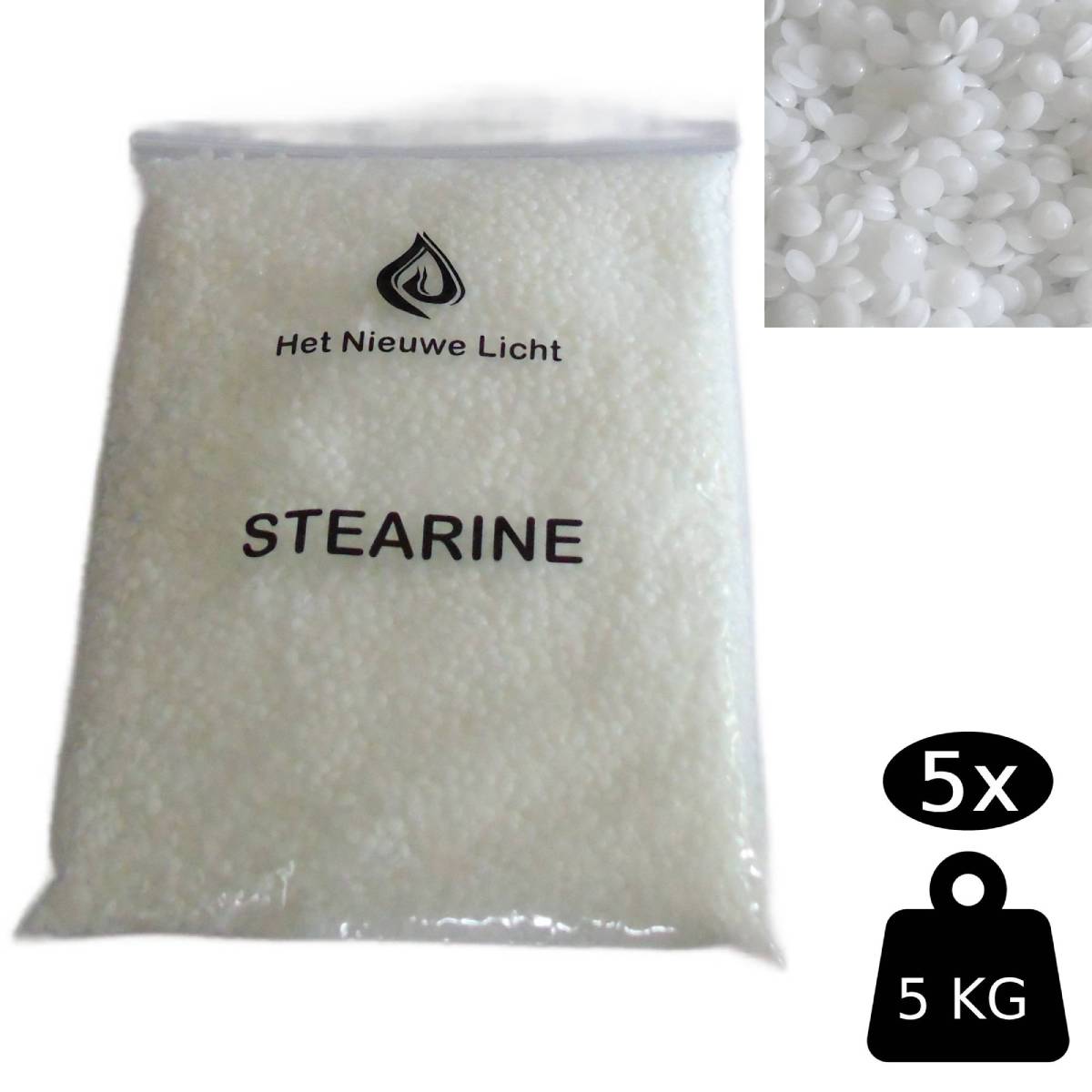 Stearine / Plantaardig 25kg. Stearine / Plantaardig 25kg.