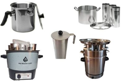 Apparatuur voor kaarsen maken