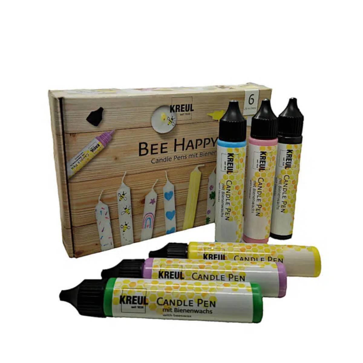 Bee Happy Kaarsenpen set Bee Happy Kaarsenpen set