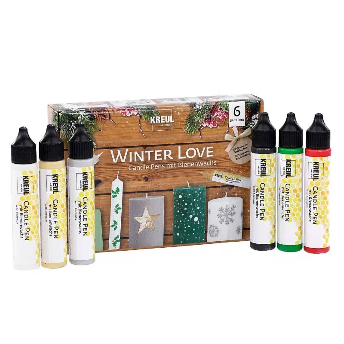 Kaarsenpen set Winter Love Kaarsenpen set Winter Love