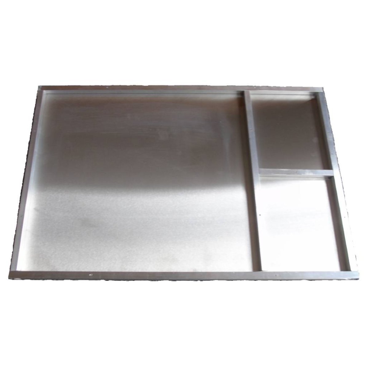 Gietplaat 33x33 met magnetische verdeel strips Gietplaat 33x33 met magnetische verdeel strips