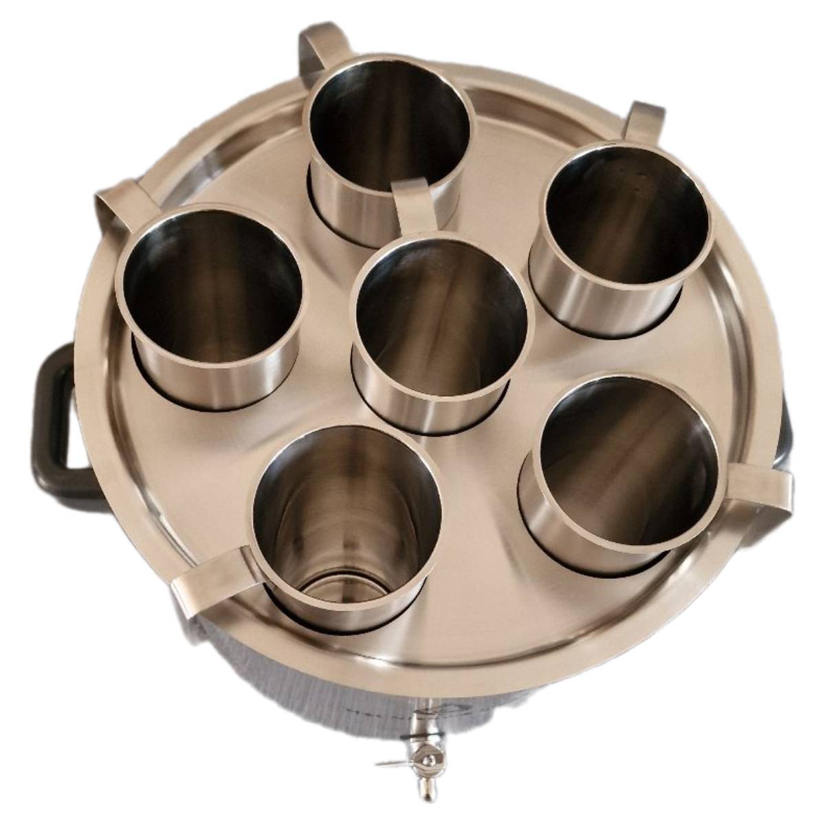 RVS Smeltketel T30 + Tapkraan RVS Smeltketel T30 + Tapkraan