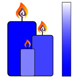 Kaarsen Kleurstof FEL BLAUW