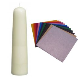 Dompelkaars 250x70 + versierwas