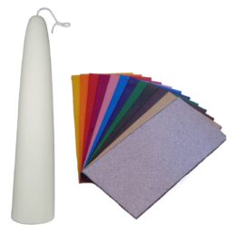 Dompelkaars 150x60 + versierwas