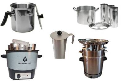 Apparatuur voor het maken van kaarsen