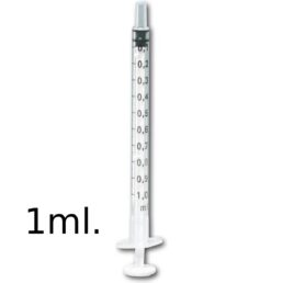 Doseerspuit 3delig 1ml Doseerspuit 3delig 1ml